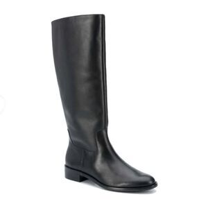 Walking Cradles Meadow Black Riding Style Leather Boots Size 6 M